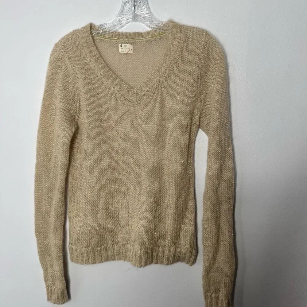 Hartford Women's Cream Sweater mohair blend